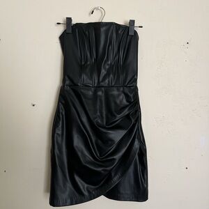 Zara Black Strapless Dress